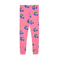 Mini Rodini Pink Plum Aop Leggings