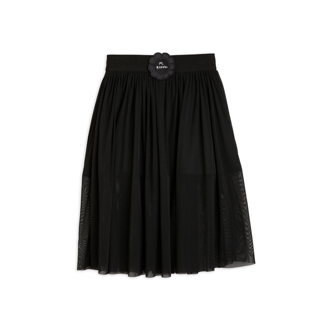 Mini Rodini Black Bat Flower Tulle Skirt
