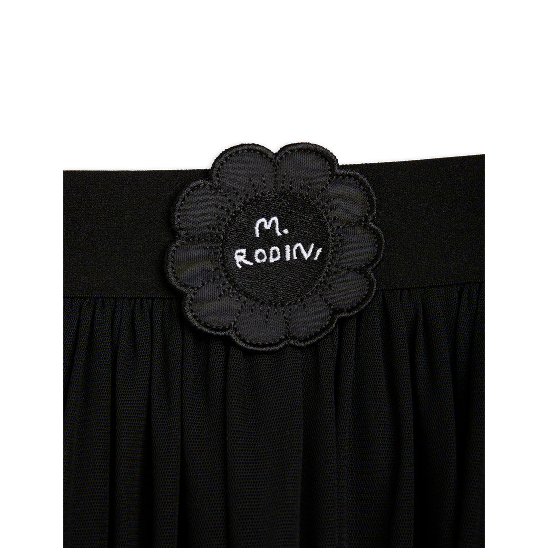 Mini Rodini Black Bat Flower Tulle Skirt