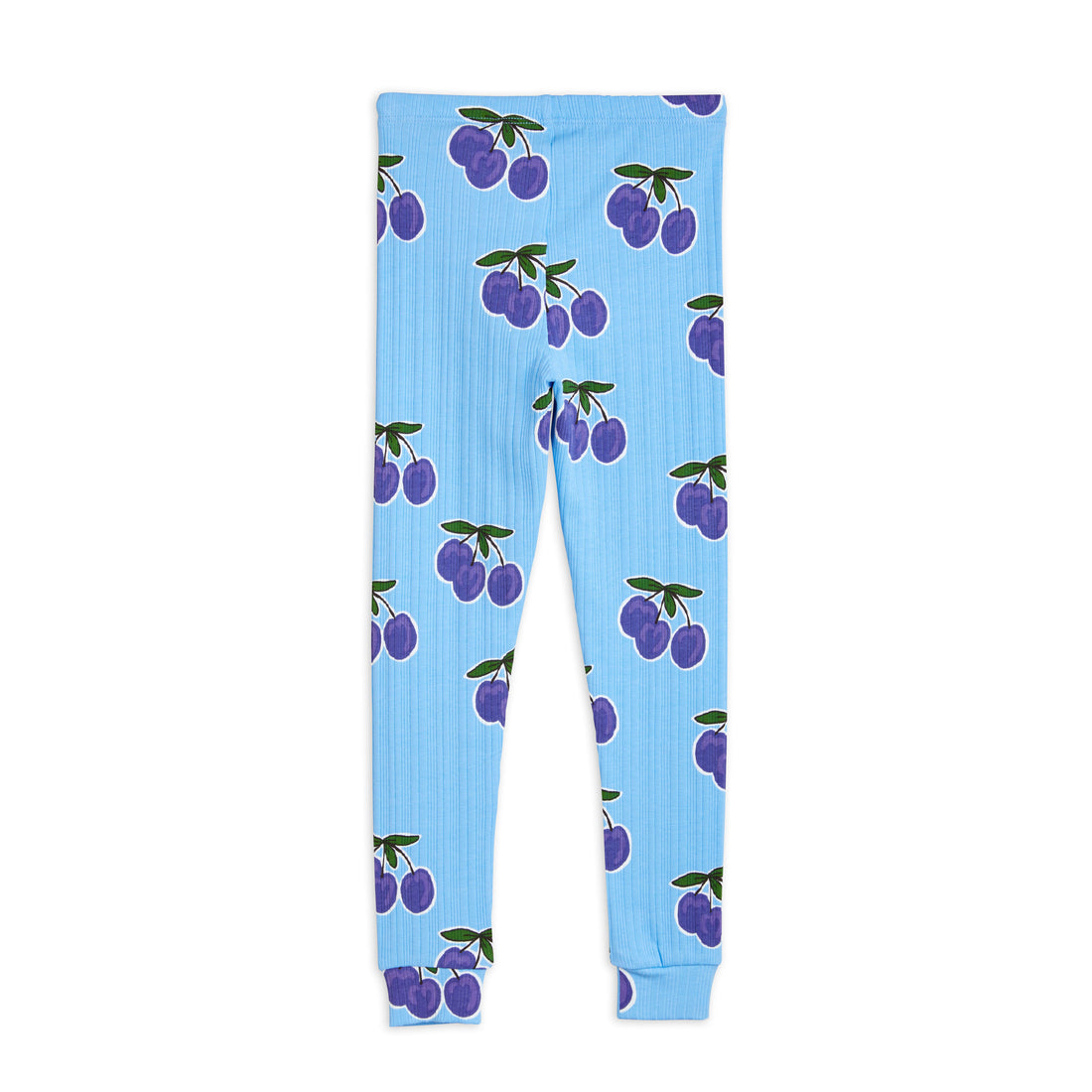 Mini Rodini Blue Plum Aop Leggings