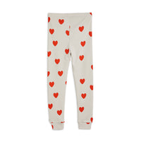 Mini Rodini Grey Hearts Aop Leggings