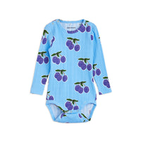 Mini Rodini Blue Plum Aop Body