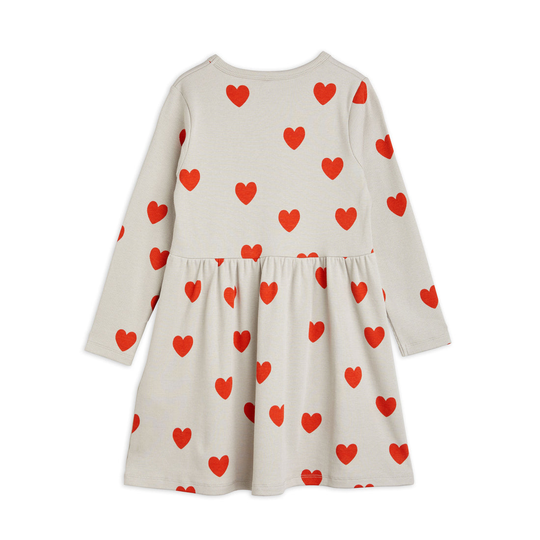 Mini Rodini Grey Hearts Aop Dress