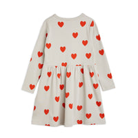Mini Rodini Grey Hearts Aop Dress