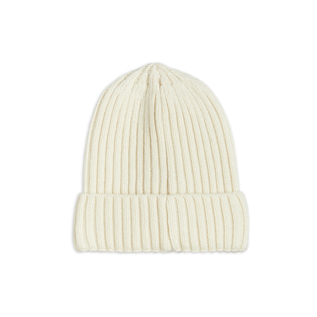 Mini Rodini White Knitted Soft Wool Beanie