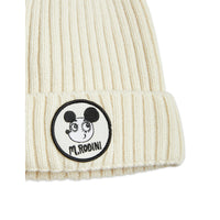 Mini Rodini White Knitted Soft Wool Beanie