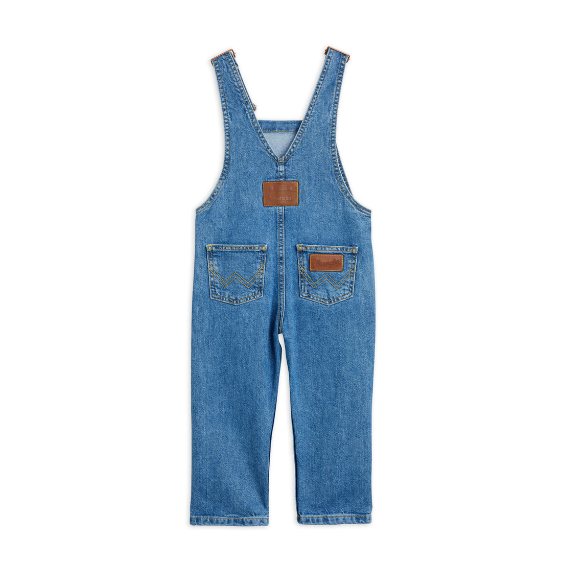 Mini Rodini Blue Peace Dove Denim Dungaree