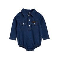 Mini Rodini Blue Peace Dove Denim Body