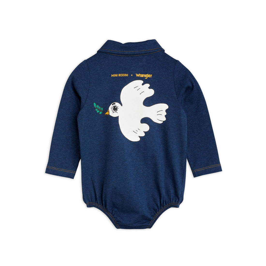 Mini Rodini Blue Peace Dove Denim Body