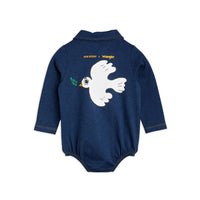 Mini Rodini Blue Peace Dove Denim Body