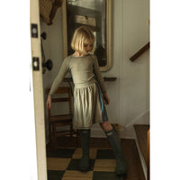L by Ladida Olive + Slate Girl Contrast Skirt