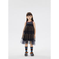 JNBY Dark Grey  Strap Tulle Dress