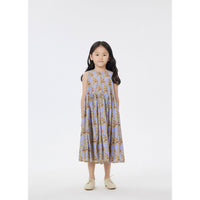 JNBY Brown Floral Sleeveless Dress