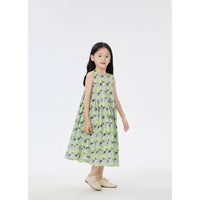 JNBY Grey Floral Sleeveless Dress