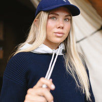 ELEMENTS Navy Hooded Sweater