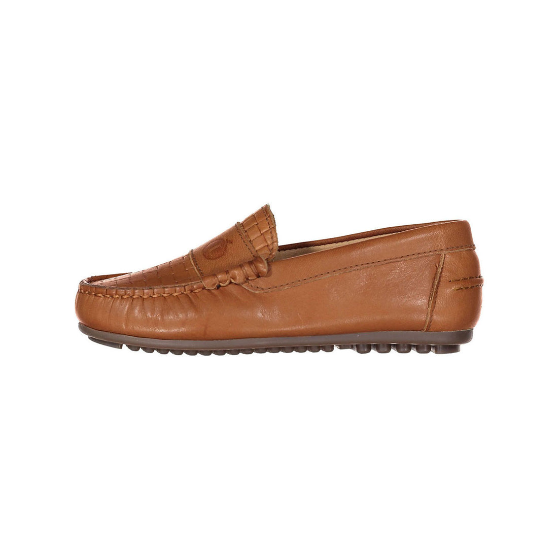 Ladida Cognac Woven Leather Loafer