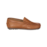 Ladida Cognac Woven Leather Loafer