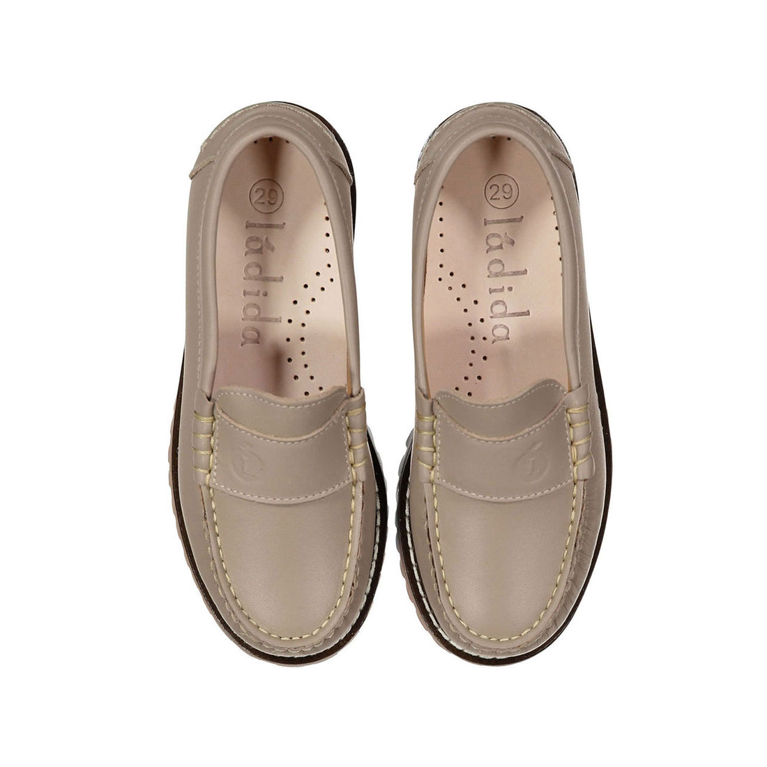 Ladida Taupe Chunky Loafers