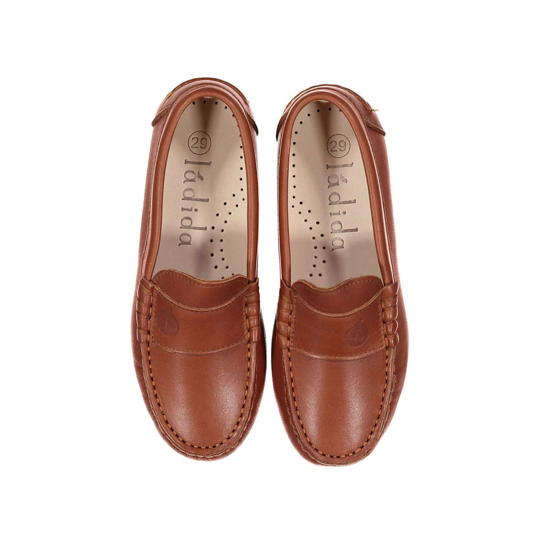 Ladida Luggage Brown Leather Loafer