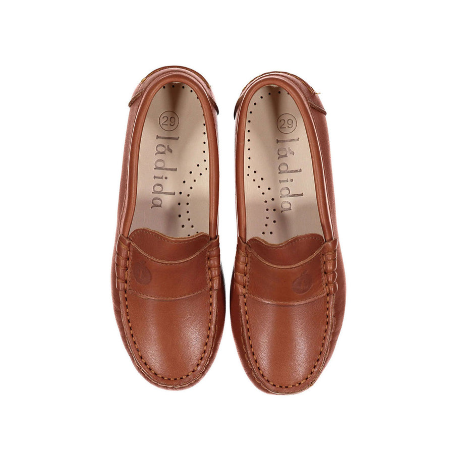 Ladida Luggage Brown Leather Loafer
