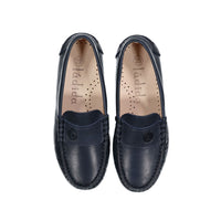 Ladida Navy Leather Loafer
