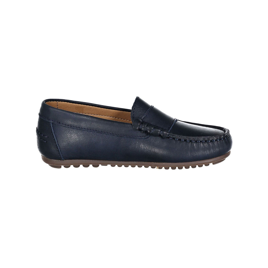 Ladida Navy Leather Loafer