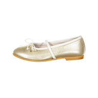 Ladida Gold Metalic Strap Ballet Flats