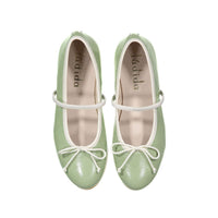 Ladida Seafoam Strap Ballet Flats