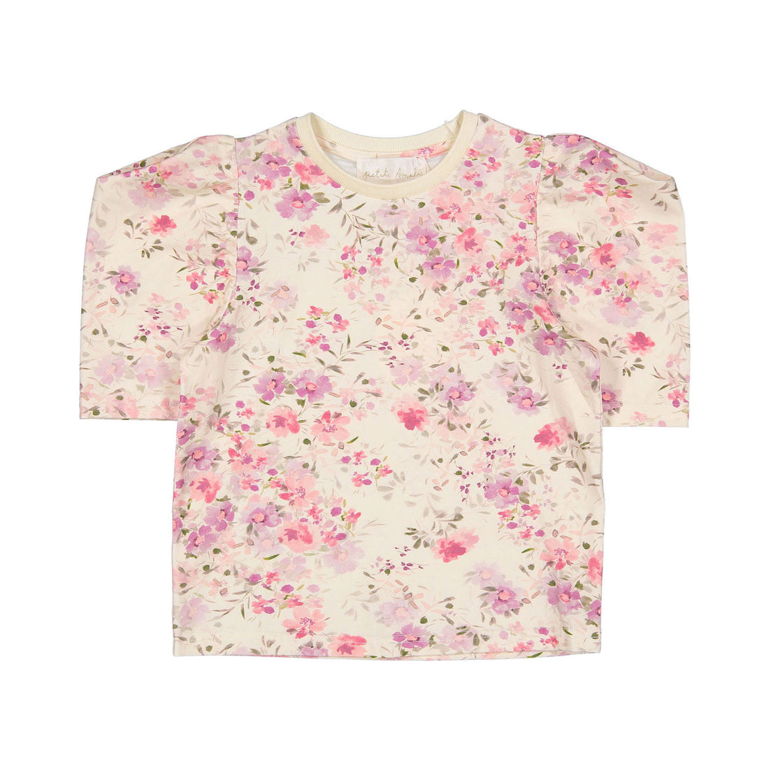 Petite Pink Posie Print T-Shirt
