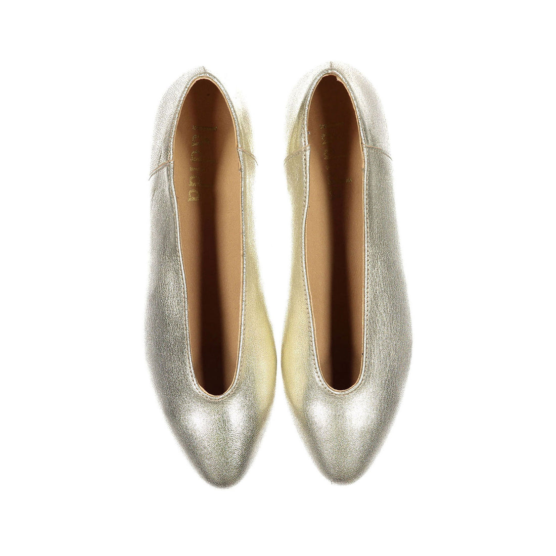 Ladida Gold Pointed Slip On