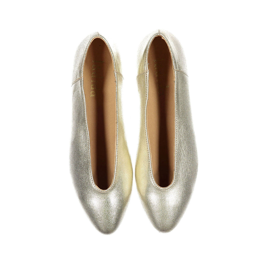 Ladida Gold Pointed Slip On