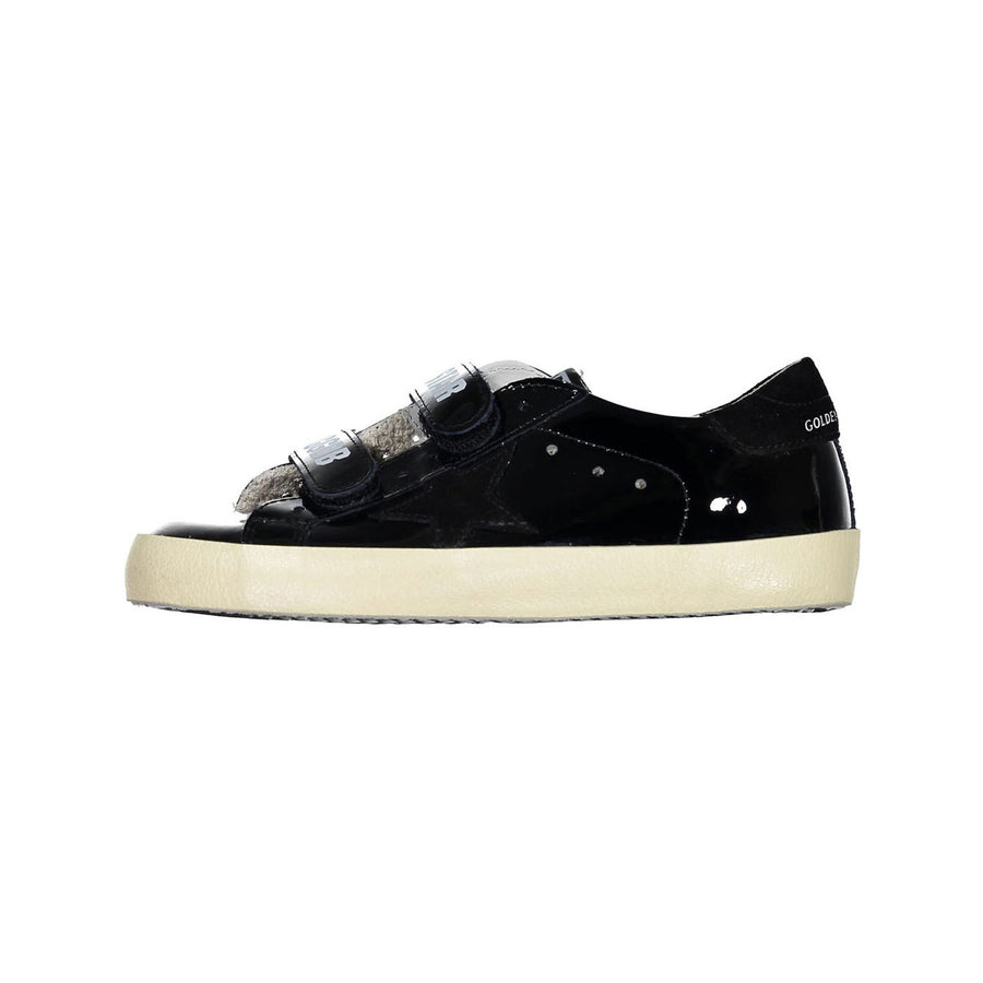 Golden Goose Black Old School Patent Sneakers