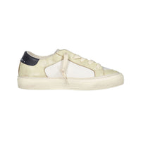 Golden Goose White/Blue May Nappa And Net Sneakers