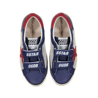 Golden Goose Medieval Blue/Silver/Red Old School Snaekrs