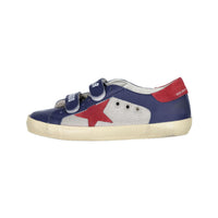 Golden Goose Medieval Blue/Silver/Red Old School Snaekrs
