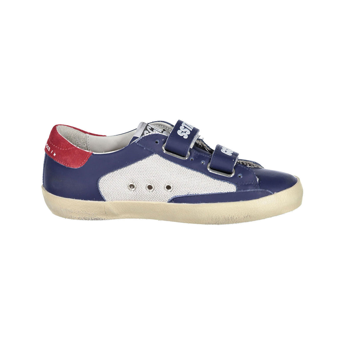 Golden Goose Medieval Blue/Silver/Red Old School Snaekrs