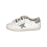 Golden Goose White/Ice/Silver Old School Sneakers