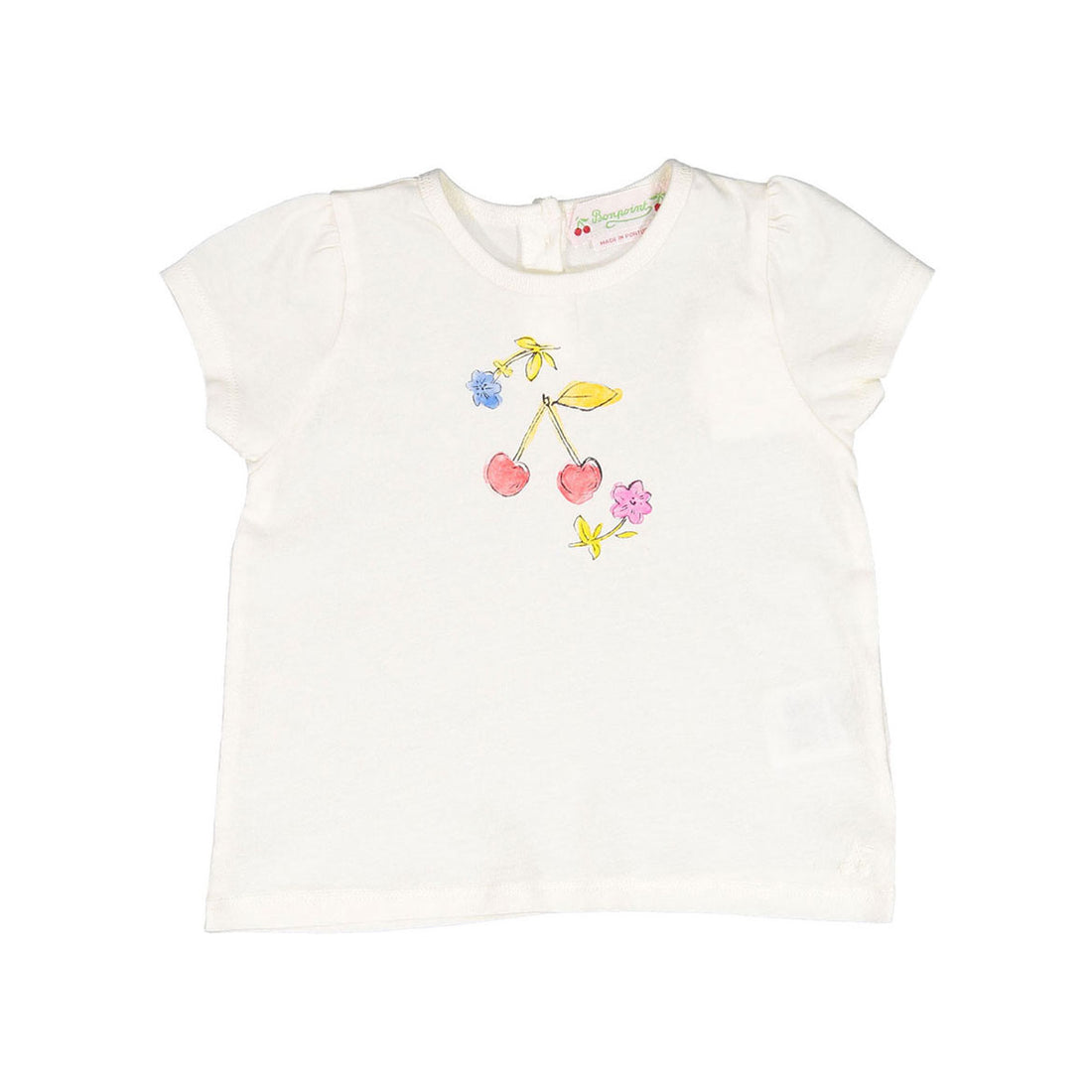 Bonpoint Ecru Cira Baby T-Shirt