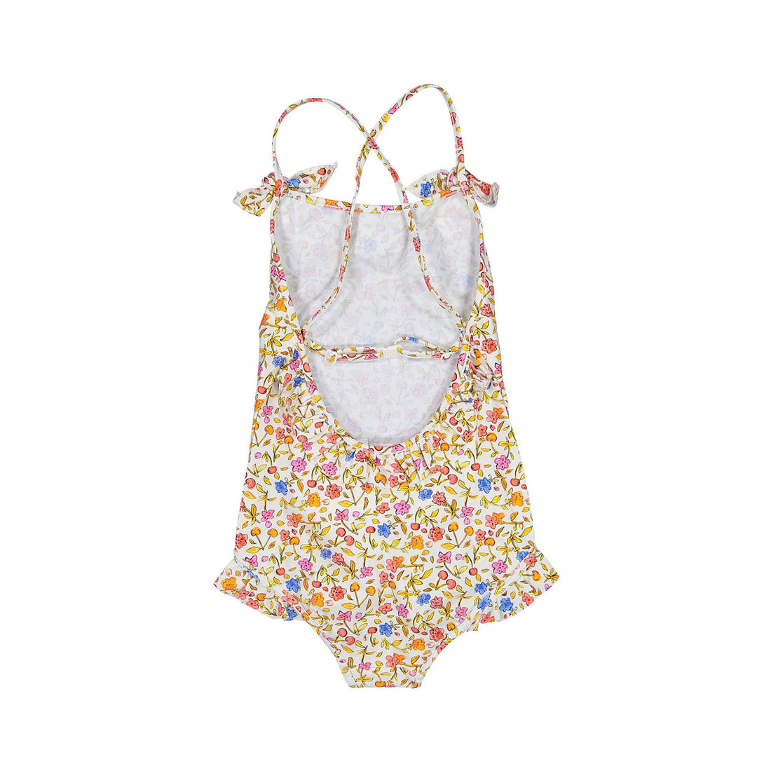 Bonpoint Floral Apricot Abbie Swimsuit
