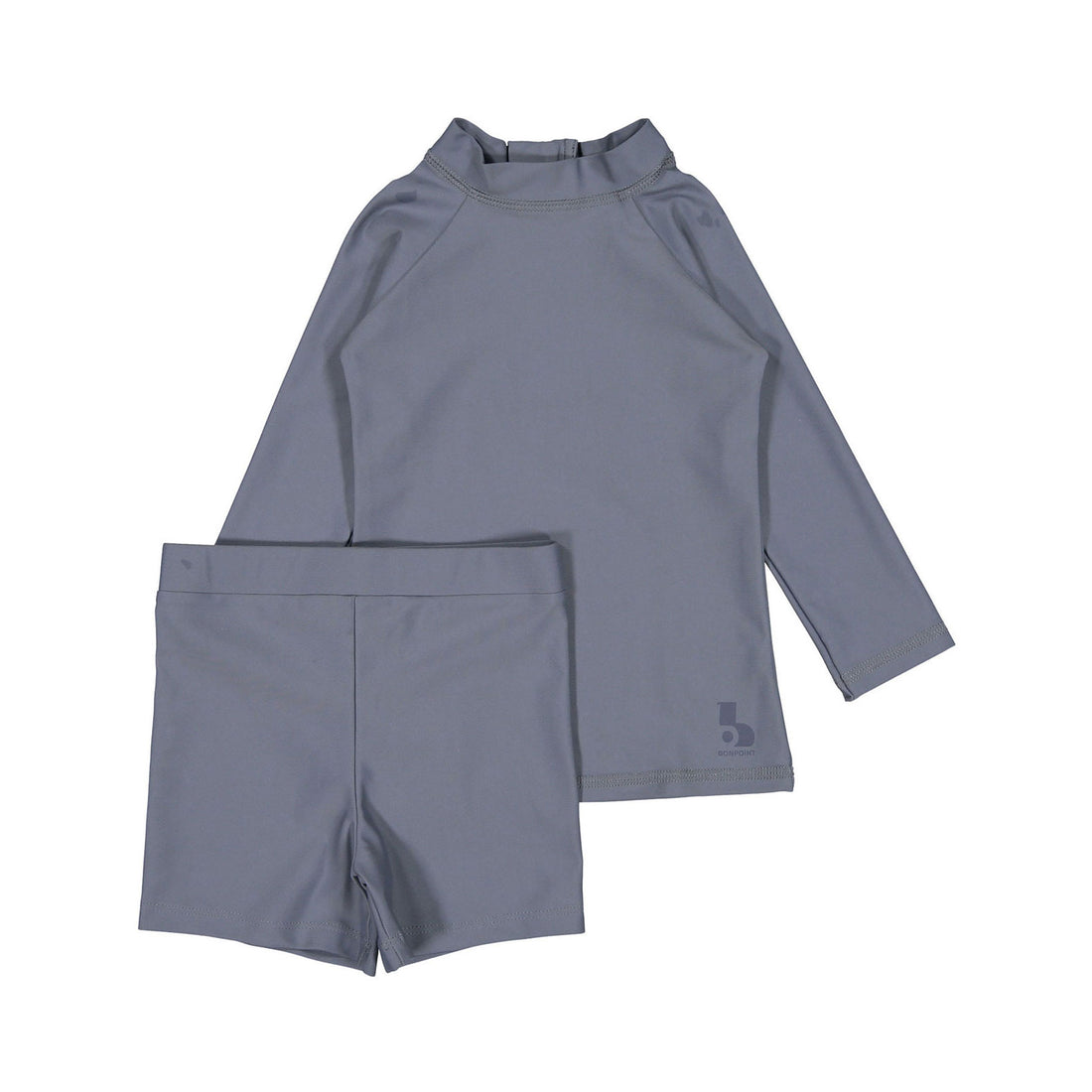 Bonpoint Slate Grey De Bain Aldwin Swim Set