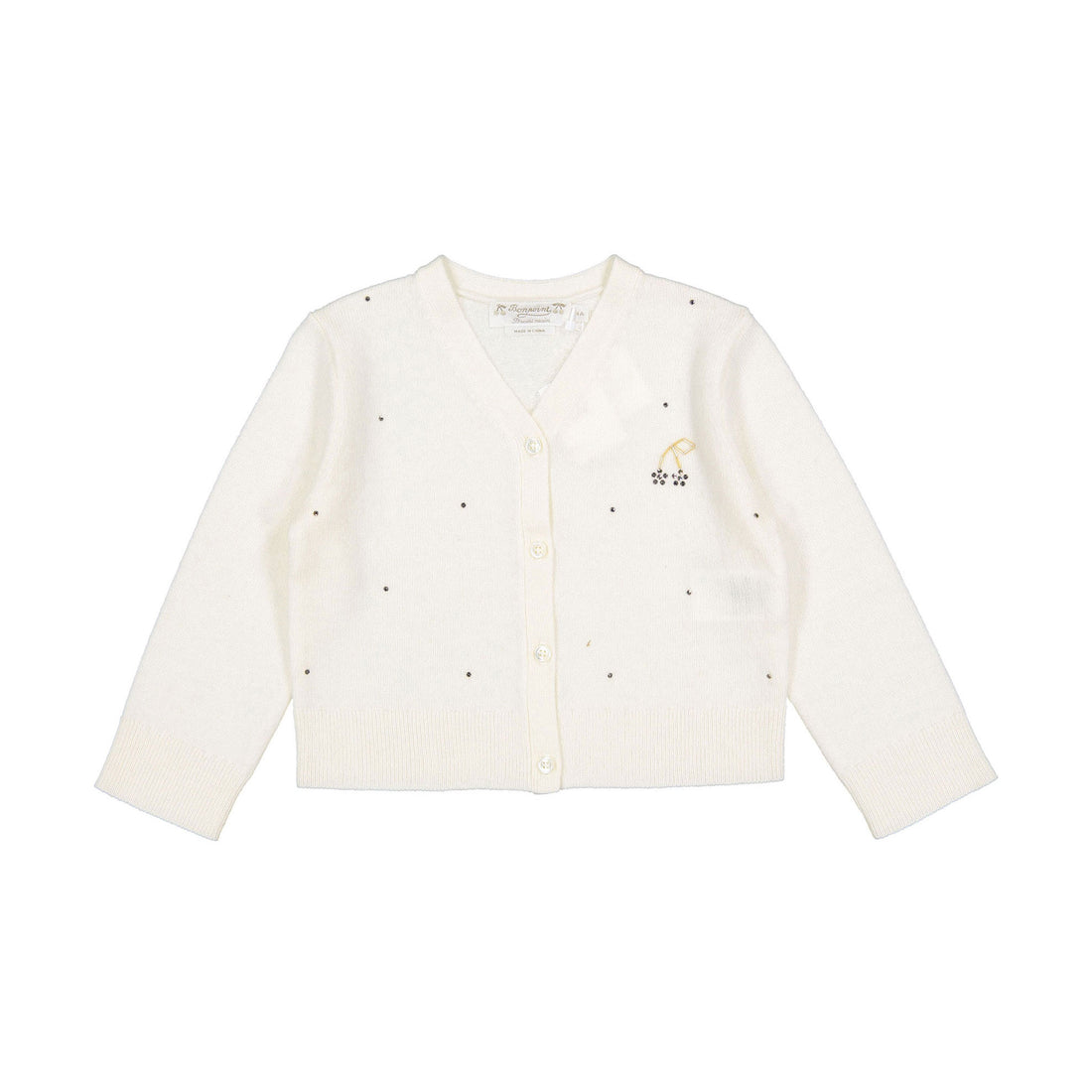 Bonpoint Milk White Divine Cardigan