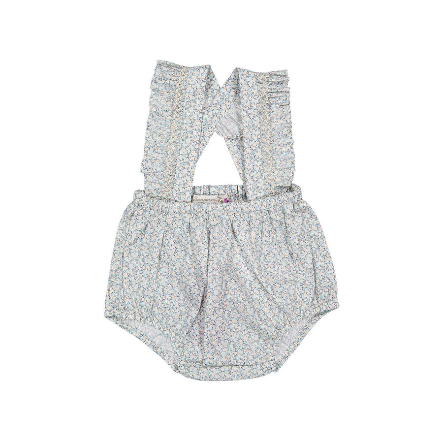 Bonpoint Floral Blue Suspenders Akissi Bloomer