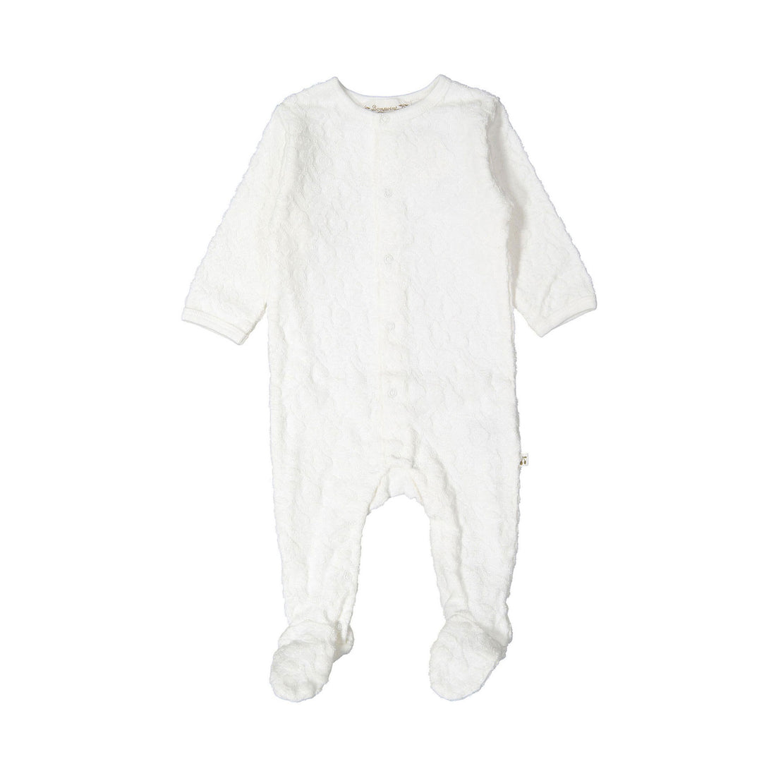 Bonpoint Milk White Folco Cherries Footie