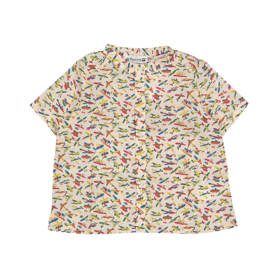 Bonpoint Multicolor Airplanes Connor Shirt