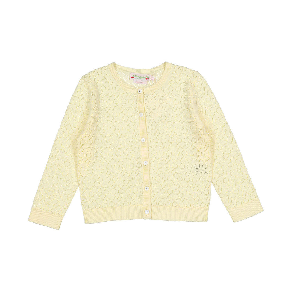 Bonpoint Banana Cherry Cardigan