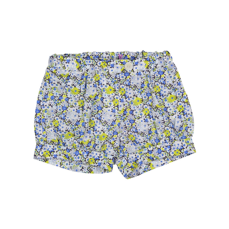 Bonpoint Blue Floral Baby Shorts