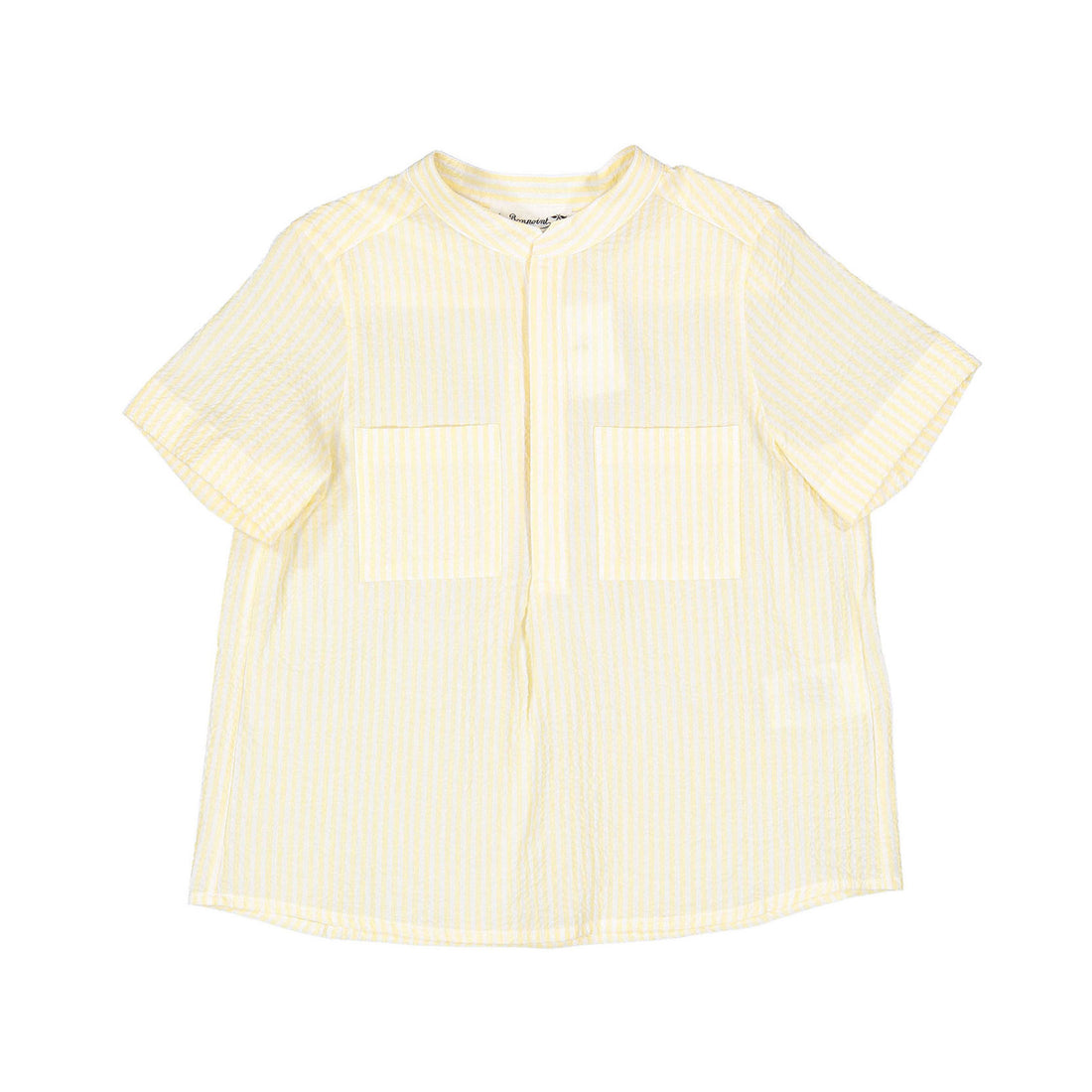 Bonpoint Light Yellow Striped Cillian Shirt