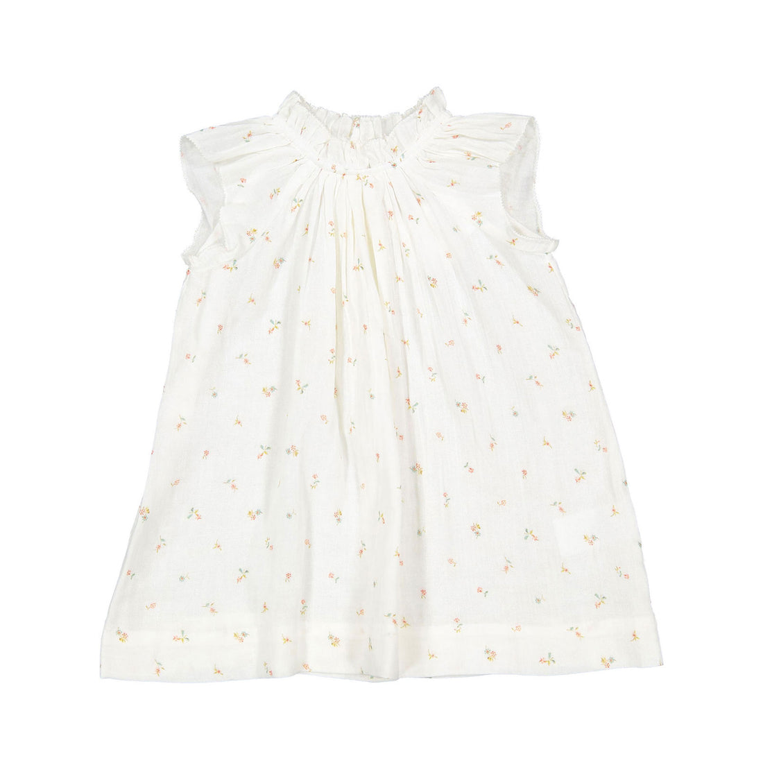 Bonpoint Natural White Floral Cloud Baby Dress