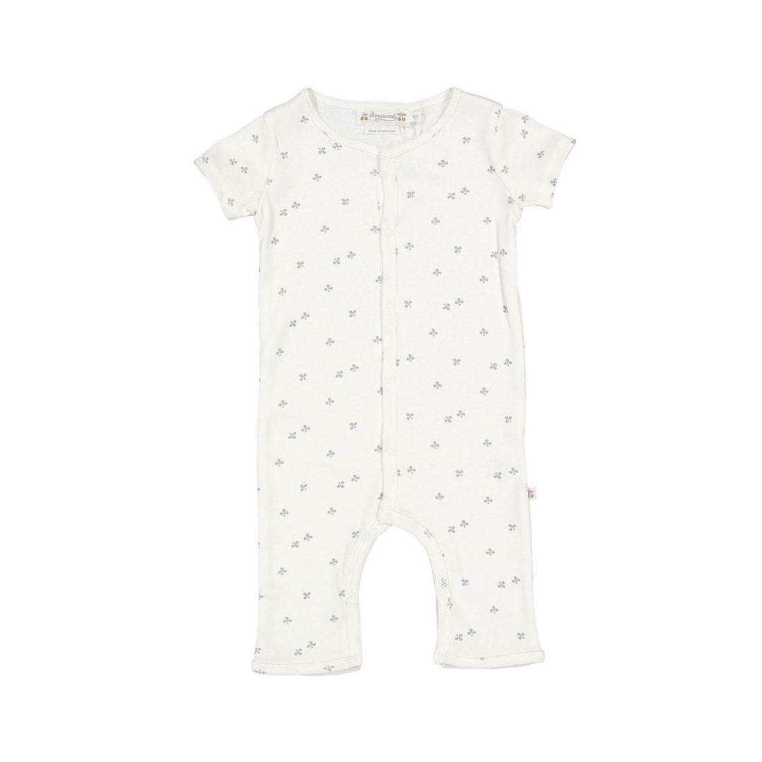 Bonpoint Blue  Printed Du Nord Finoli Baby Jumpsuit