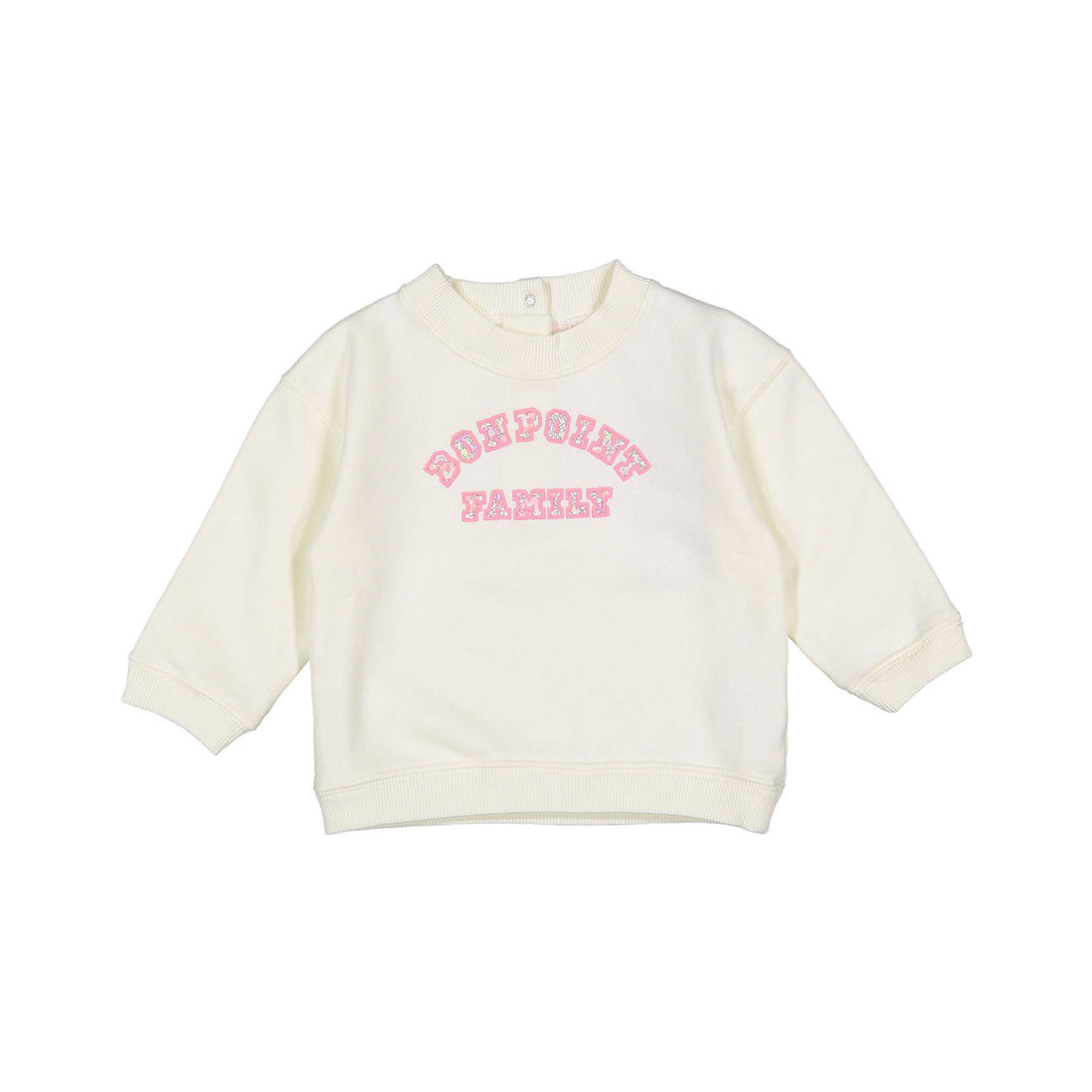 Bonpoint Ivory Fleurette Sweatshirt
